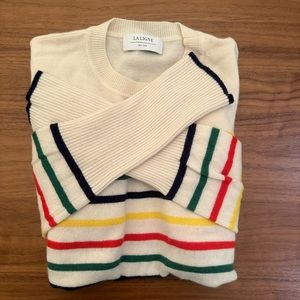La Ligne ∙ Striped Lean Lines Cashmere Sweater - Size L